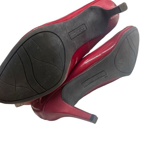 Comfort Plus Predictions Cherry Red High Heel Pumps - Wide - Picture 9 of 9